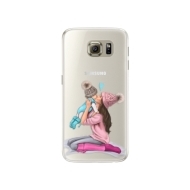 iSaprio Kissing Mom Brunette and Boy Samsung Galaxy S6 Edge - cena, porovnanie