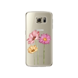 iSaprio Three Flowers Samsung Galaxy S6 Edge