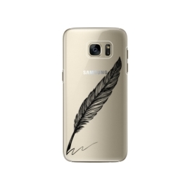 iSaprio Writing By Feather Samsung Galaxy S7 Edge