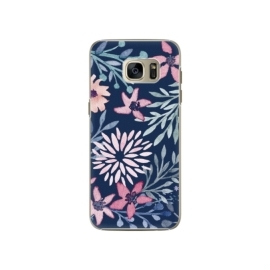 iSaprio Leaves on Blue Samsung Galaxy S7 Edge