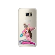 iSaprio Kissing Mom Brunette and Girl Samsung Galaxy S7 Edge - cena, porovnanie