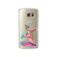 iSaprio Kissing Mom Blond and Boy Samsung Galaxy S6 Edge - cena, porovnanie