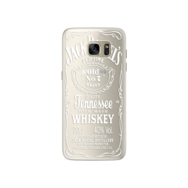 iSaprio Transparent White Jack Samsung Galaxy S7 Edge