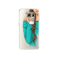 iSaprio My Coffe and Brunette Girl Samsung Galaxy S6 Edge - cena, porovnanie