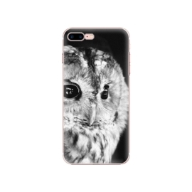 iSaprio BW Owl Apple iPhone 7 Plus