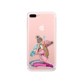iSaprio Kissing Mom Blond and Boy Apple iPhone 7 Plus