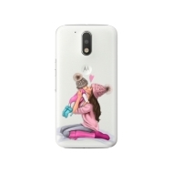 iSaprio Kissing Mom Brunette and Girl Lenovo Moto G4 / G4 Plus - cena, porovnanie