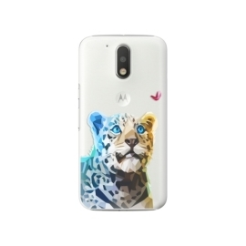 iSaprio Leopard With Butterfly Lenovo Moto G4 / G4 Plus