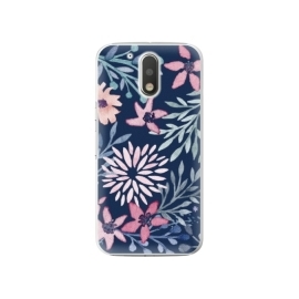 iSaprio Leaves on Blue Lenovo Moto G4 / G4 Plus