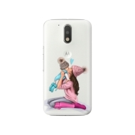 iSaprio Kissing Mom Brunette and Boy Lenovo Moto G4 / G4 Plus - cena, porovnanie