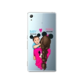 iSaprio Mama Mouse Brunette and Boy Sony Xperia Z3+ / Z4