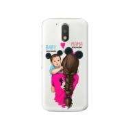 iSaprio Mama Mouse Brunette and Boy Lenovo Moto G4 / G4 Plus - cena, porovnanie