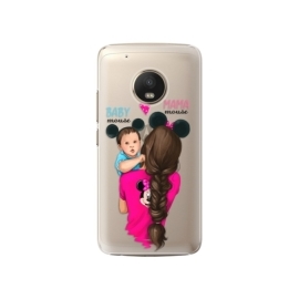 iSaprio Mama Mouse Brunette and Boy Lenovo Moto G5 Plus