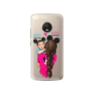 iSaprio Mama Mouse Brunette and Boy Lenovo Moto G5 Plus - cena, porovnanie
