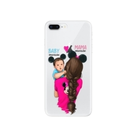 iSaprio Mama Mouse Brunette and Boy Apple iPhone 8 Plus