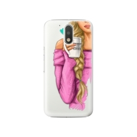 iSaprio My Coffe and Blond Girl Lenovo Moto G4 / G4 Plus