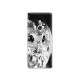 iSaprio BW Owl Sony Xperia XZ3