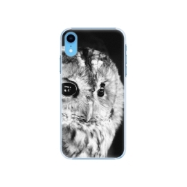 iSaprio BW Owl Apple iPhone XR