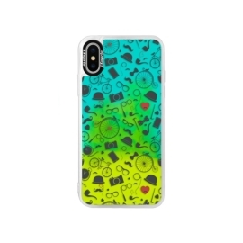 iSaprio Blue Vintage Pattern 01 Apple iPhone XS
