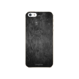 iSaprio Black Wood 13 Apple iPhone 5/5S/SE