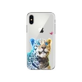 iSaprio Leopard With Butterfly Apple iPhone X