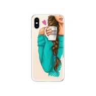 iSaprio My Coffe and Brunette Girl Apple iPhone XS - cena, porovnanie