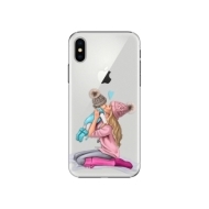 iSaprio Kissing Mom Blond and Boy Apple iPhone X - cena, porovnanie