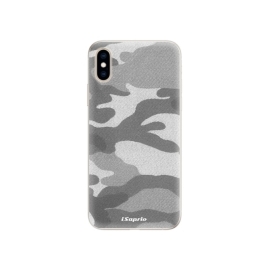 iSaprio Gray Camuflage 02 Apple iPhone XS