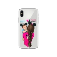 iSaprio Mama Mouse Brunette and Boy Apple iPhone X - cena, porovnanie