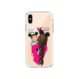 iSaprio Mama Mouse Brunette and Boy Apple iPhone XS
