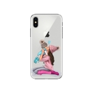 iSaprio Kissing Mom Brunette and Boy Apple iPhone X - cena, porovnanie