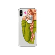 iSaprio My Coffe and Redhead Girl Apple iPhone X - cena, porovnanie