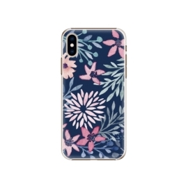 iSaprio Leaves on Blue Apple iPhone XS