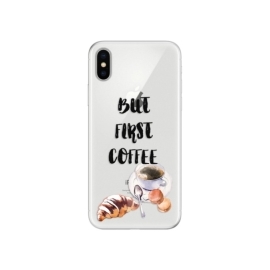 iSaprio First Coffee Apple iPhone X