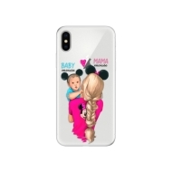 iSaprio Mama Mouse Blonde and Boy Apple iPhone X - cena, porovnanie