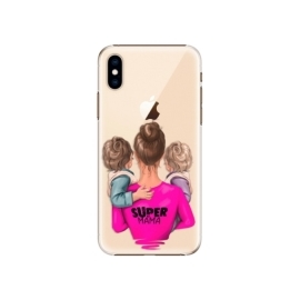 iSaprio Super Mama Two Boys Apple iPhone XS