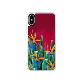 iSaprio Pink Exotic Flowers Apple iPhone XS