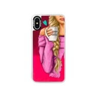 iSaprio Pink My Coffe and Blond Girl Apple iPhone X - cena, porovnanie