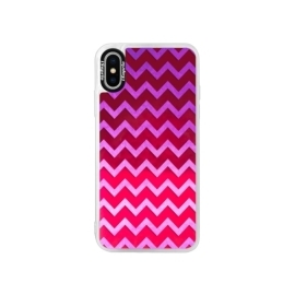 iSaprio Pink Zig-Zag Apple iPhone XS