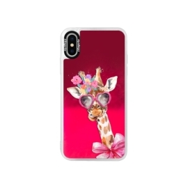 iSaprio Pink Lady Giraffe Apple iPhone X