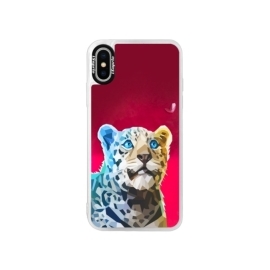 iSaprio Pink Leopard With Butterfly Apple iPhone X