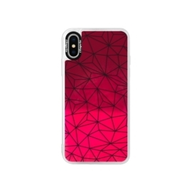iSaprio Pink Abstract Triangles 03 Apple iPhone XS