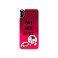 iSaprio Pink First Coffee Apple iPhone X - cena, porovnanie