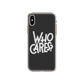 iSaprio Who Cares Apple iPhone XS