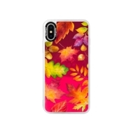 iSaprio Pink Autumn Leaves 01 Apple iPhone XS - cena, porovnanie