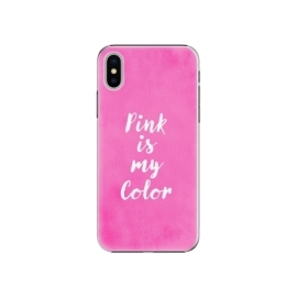 iSaprio Pink is my color Apple iPhone X