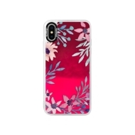 iSaprio Pink Leaves and Flowers Apple iPhone XS - cena, porovnanie