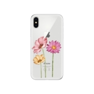 iSaprio Three Flowers Apple iPhone X - cena, porovnanie