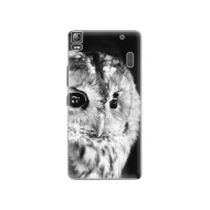 iSaprio BW Owl Lenovo A7000 - cena, porovnanie