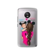 iSaprio Mama Mouse Brunette and Boy Lenovo Moto G5 - cena, porovnanie